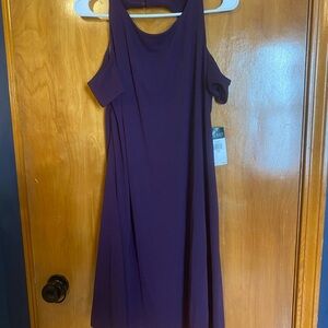 Ralph Lauren Deep Purple Midi Dress